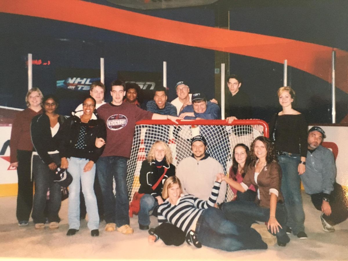 Patricia with community