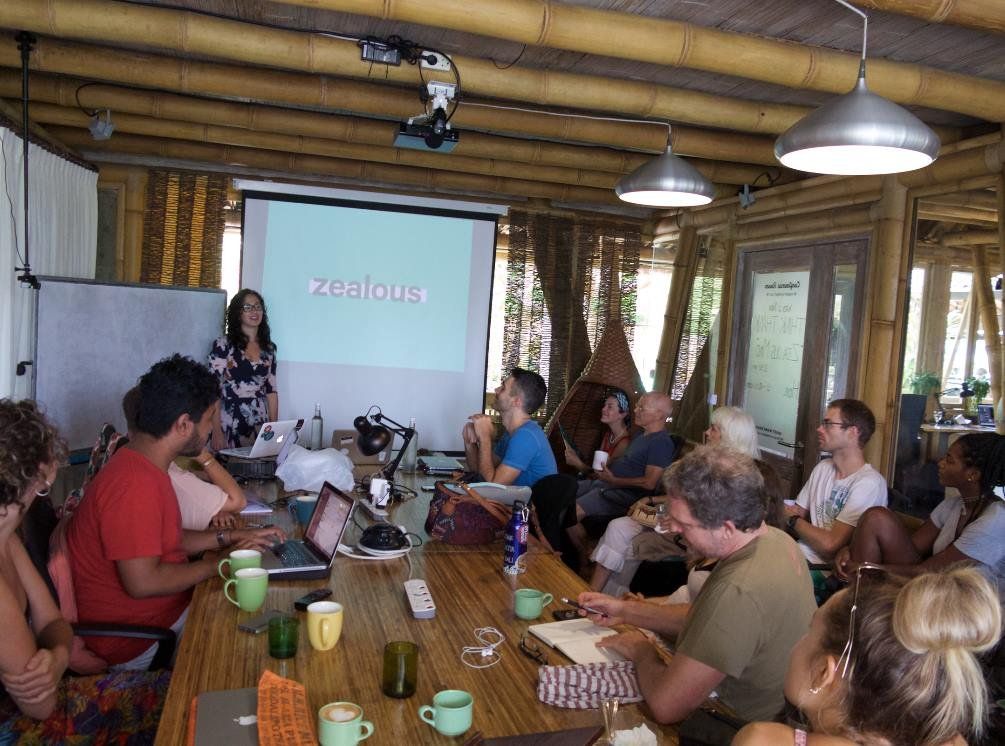 Patricia with community