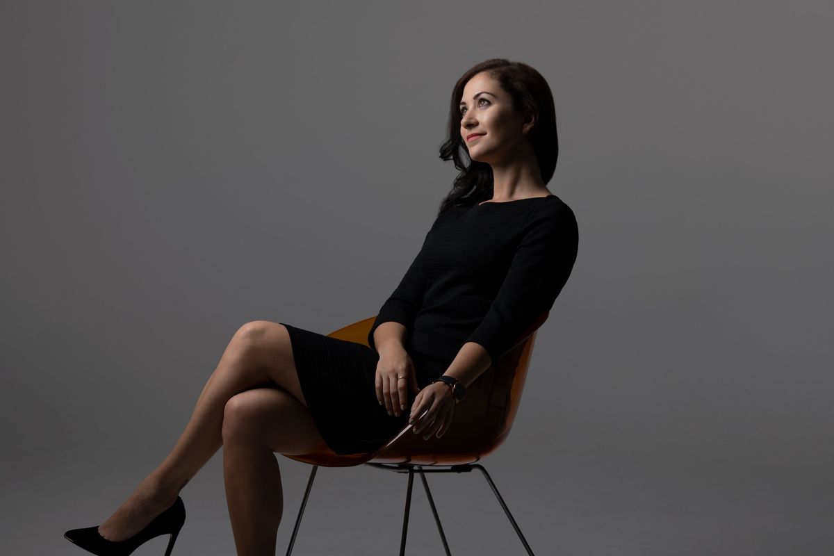 Patricia in a meaningful moment