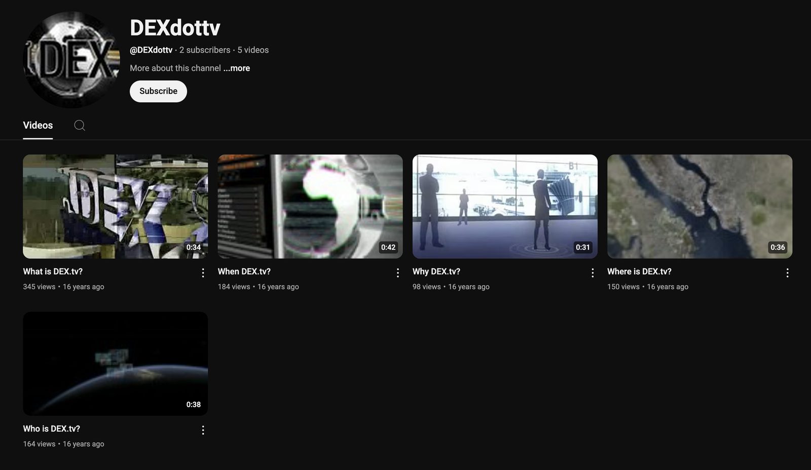 DEX.tv — Screen 2