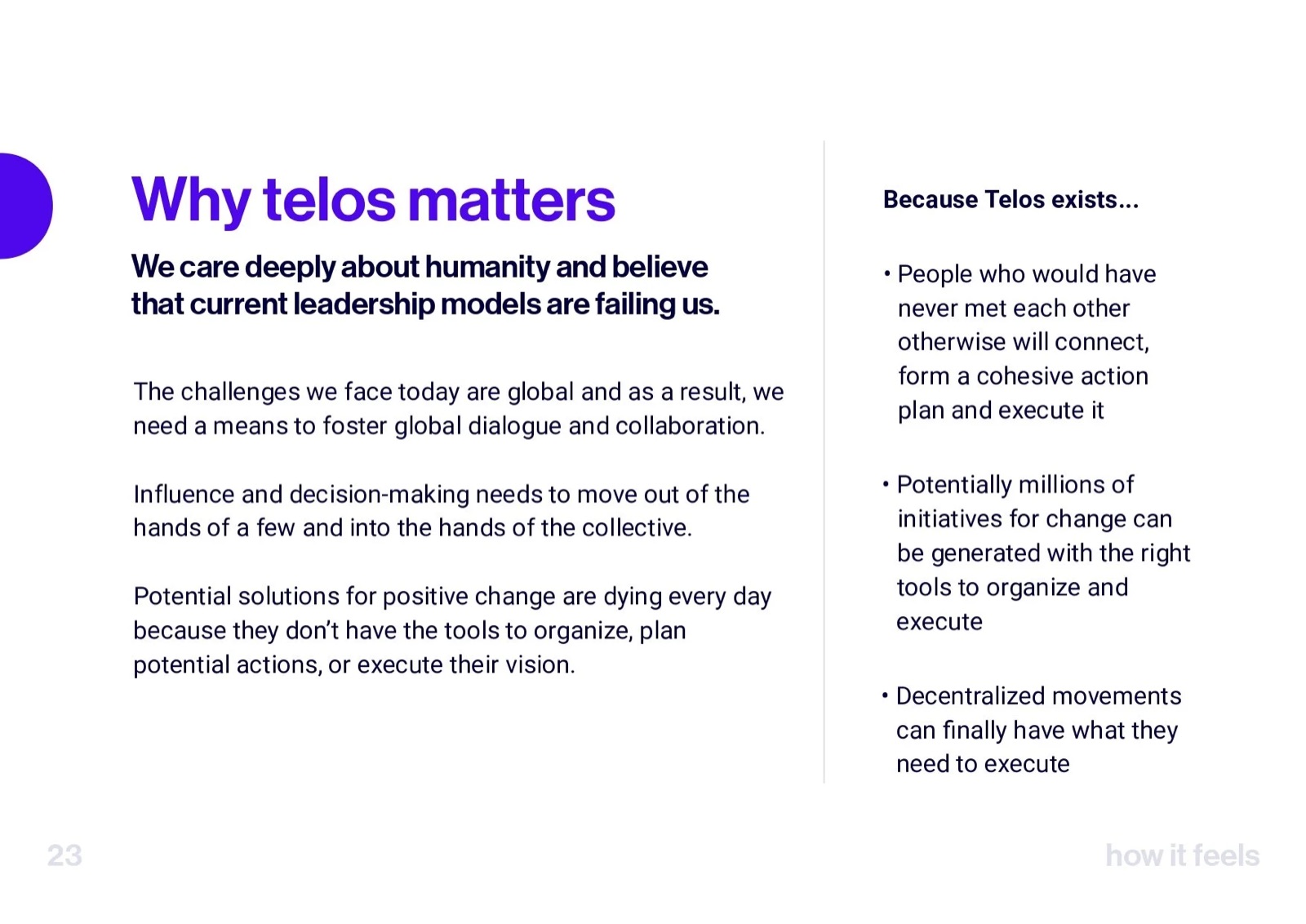 Telos — Blueprint 09